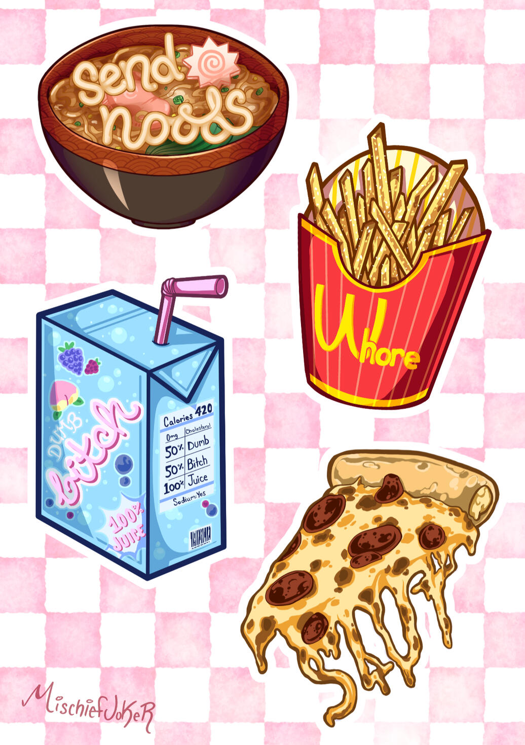 Food Sticker Set Food Sticker Set